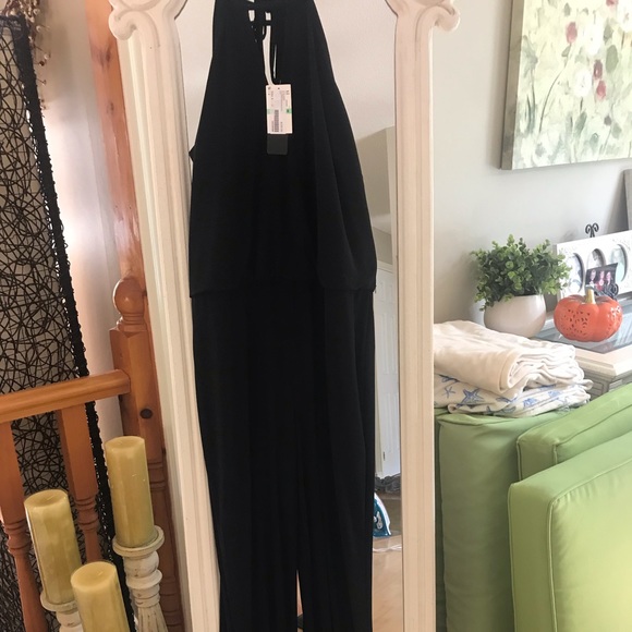 Sleeveless black jumpsuit by laundry - Picture 1 of 1